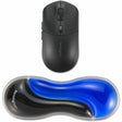 Kensington Slim Duo Gel Mouse/Trackball Wrist Rest - Blue