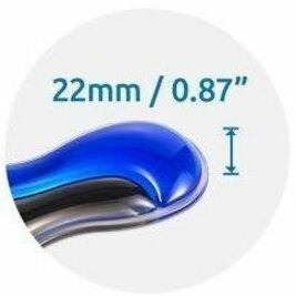 Kensington Slim Duo Gel Mouse/Trackball Wrist Rest - Blue