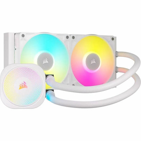 Corsair iCUE LINK TITAN 240 RX RGB AIO Liquid CPU Cooler - White