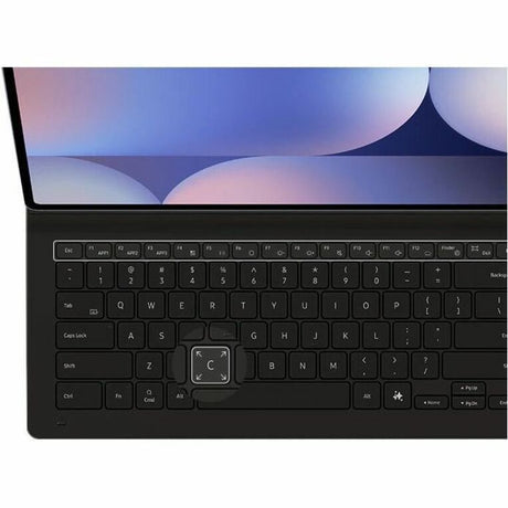 Samsung Keyboard/Cover Case (Book Fold) Samsung Galaxy Tab S10 Ultra, Galaxy Tab S9 Ultra Tablet - Black