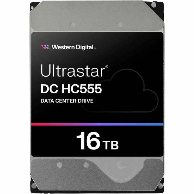 Western Digital Ultrastar DC HC555 WUH722016CLE6L1 16 TB Hard Drive - 3.5" Internal - SATA (SATA/600) - Energy-assisted Perpendicular Magnetic Recording (ePMR) Method