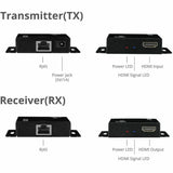 SIIG HDMI Over Cat6 Extender - 60m - 1080p - PoC - Metal Housing