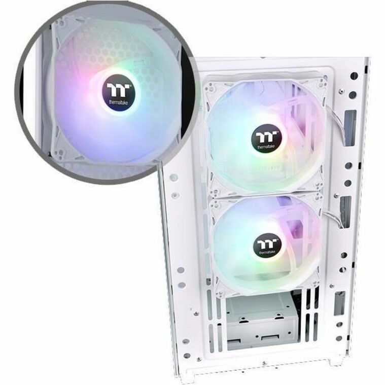 Thermaltake Versa H16 TG ARGB Snow Micro Tower Chassis