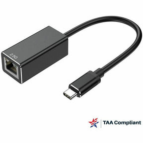 4XEM USB-C to 2.5 Gbps RJ-45 Ethernet Adapter - TAA