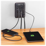 Eaton Tripp Lite Series Protect It! 6-Outlet Surge Protector - 5-15R Outlets, USB-C and USB-A Ports, 5-15P Direct Plug-In, 1080 Joules, Black