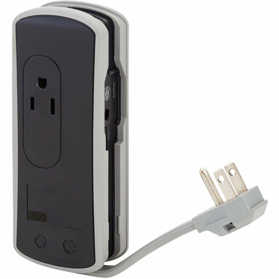 Eaton Tripp Lite Series Protect It! 2-Outlet Travel-Size Surge Protector - 5-15R Outlets, USB-C and USB-A Ports, 5-15P Input, Black