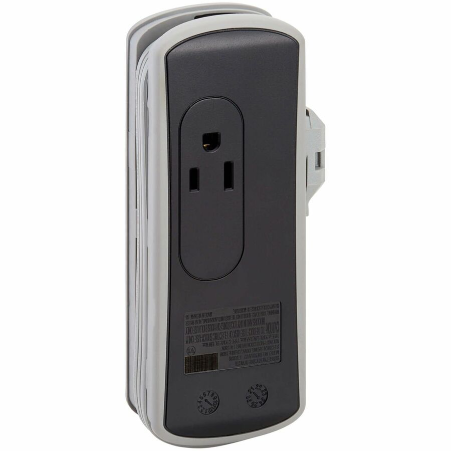 Eaton Tripp Lite Series Protect It! 2-Outlet Travel-Size Surge Protector - 5-15R Outlets, USB-C and USB-A Ports, 5-15P Input, Black