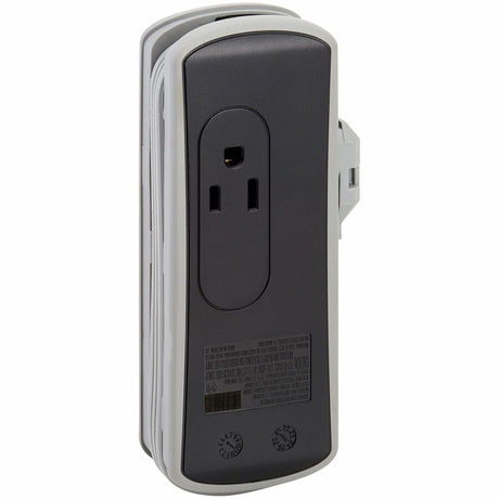 Eaton Tripp Lite Series Protect It! 2-Outlet Travel-Size Surge Protector - 5-15R Outlets, USB-C and USB-A Ports, 5-15P Input, Black