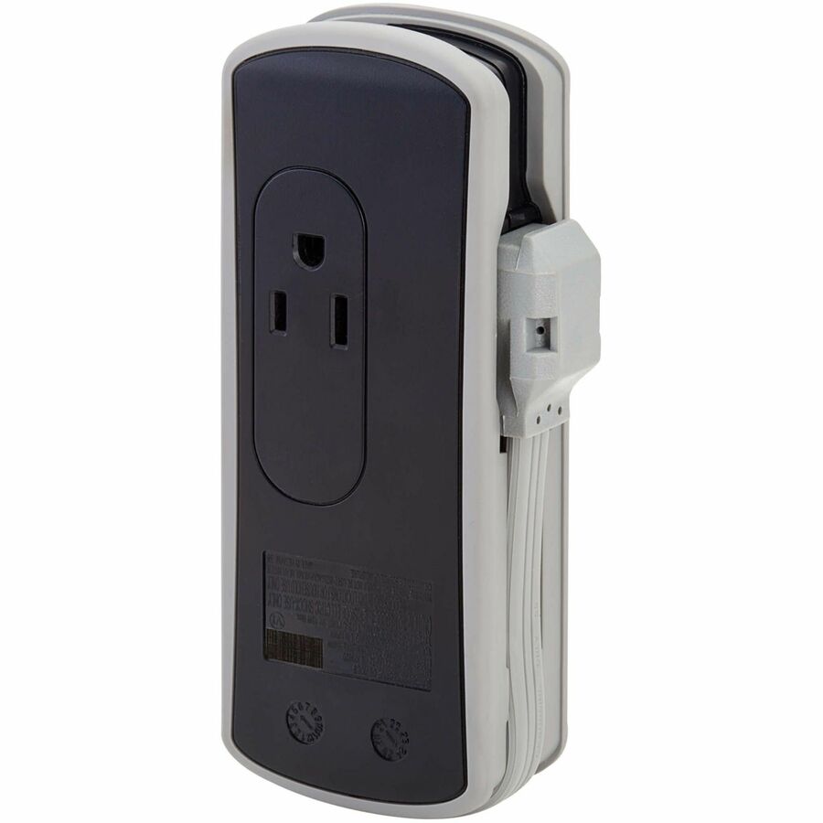 Eaton Tripp Lite Series Protect It! 2-Outlet Travel-Size Surge Protector - 5-15R Outlets, USB-C and USB-A Ports, 5-15P Input, Black