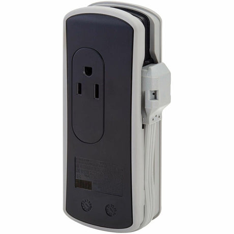 Eaton Tripp Lite Series Protect It! 2-Outlet Travel-Size Surge Protector - 5-15R Outlets, USB-C and USB-A Ports, 5-15P Input, Black