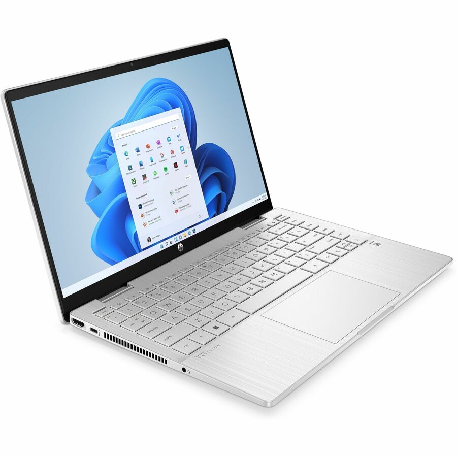 HP Pavilion x360 14-ek2000 14-ek2055cl 14" Touchscreen Convertible 2 in 1 Notebook - Full HD - Intel Core 5 120U - 16 GB - 1 TB SSD - Natural Silver