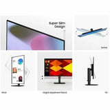 Samsung Essential S4 S27D402GAN 27" Class Full HD LCD Monitor - 16:9 - Black