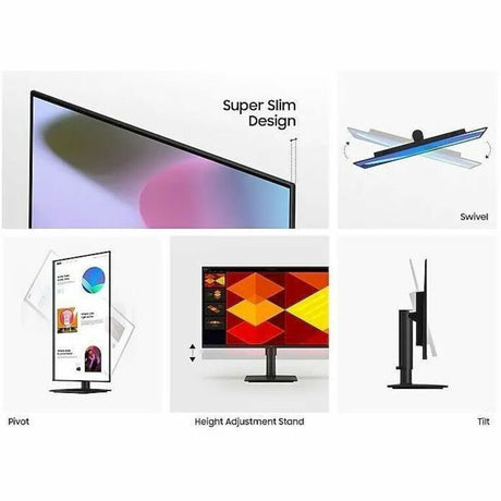 Samsung Essential S4 S27D402GAN 27" Class Full HD LCD Monitor - 16:9 - Black