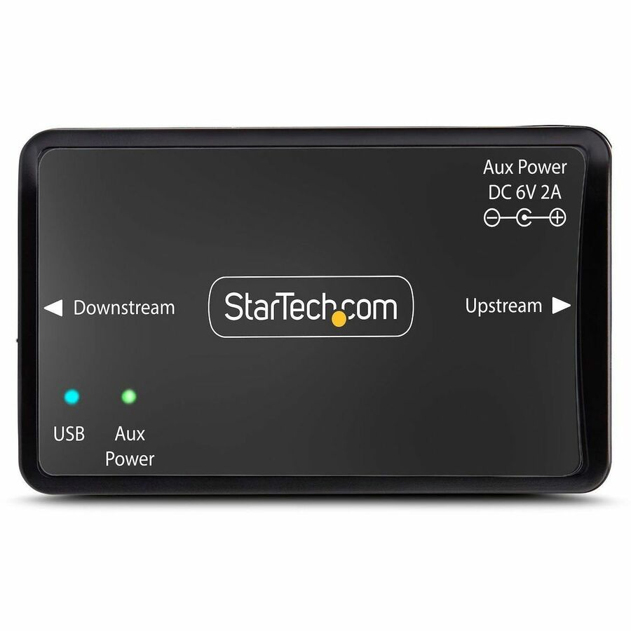 StarTech.com USB Galvanic Isolator Up To 6KV, Electrical Noise Isolator, IP40, DIN Rail Mount, Isolated Power Filter, USB 2.0 (12Mbps)/TAA