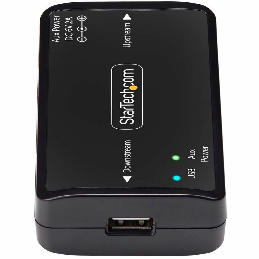 StarTech.com USB Galvanic Isolator Up To 6KV, Electrical Noise Isolator, IP40, DIN Rail Mount, Isolated Power Filter, USB 2.0 (12Mbps)/TAA