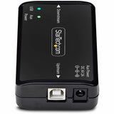 StarTech.com USB Galvanic Isolator Up To 6KV, Electrical Noise Isolator, IP40, DIN Rail Mount, Isolated Power Filter, USB 2.0 (12Mbps)/TAA