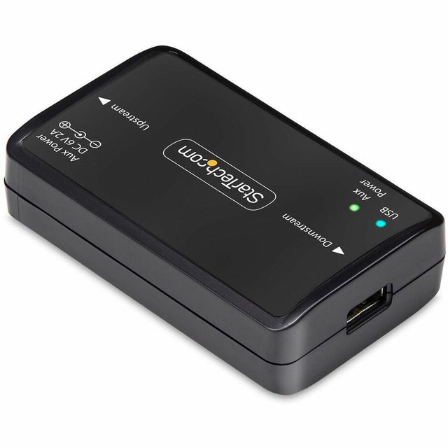 StarTech.com USB Galvanic Isolator Up To 6KV, Electrical Noise Isolator, IP40, DIN Rail Mount, Isolated Power Filter, USB 2.0 (12Mbps)/TAA