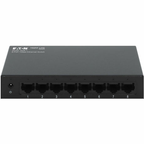 Eaton Tripp Lite Series 8-Port 10/100/1000 Mbps Desktop Gigabit Ethernet Unmanaged Switch, Metal Enclosure