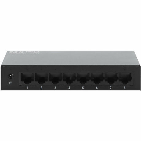 Eaton Tripp Lite Series 8-Port 10/100/1000 Mbps Desktop Gigabit Ethernet Unmanaged Switch, Metal Enclosure