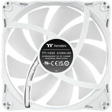 Thermaltake LE120 ARGB Sync PC Cooling Fan White (3-Fan Pack)