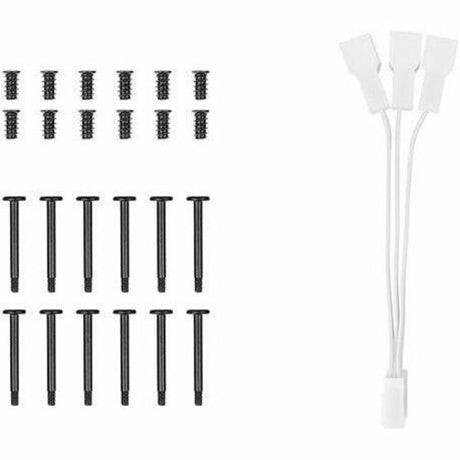 Thermaltake LE120 ARGB Sync PC Cooling Fan White (3-Fan Pack)