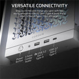 Corsair FRAME 4000D RS ARGB Modular Mid-Tower PC Case - White