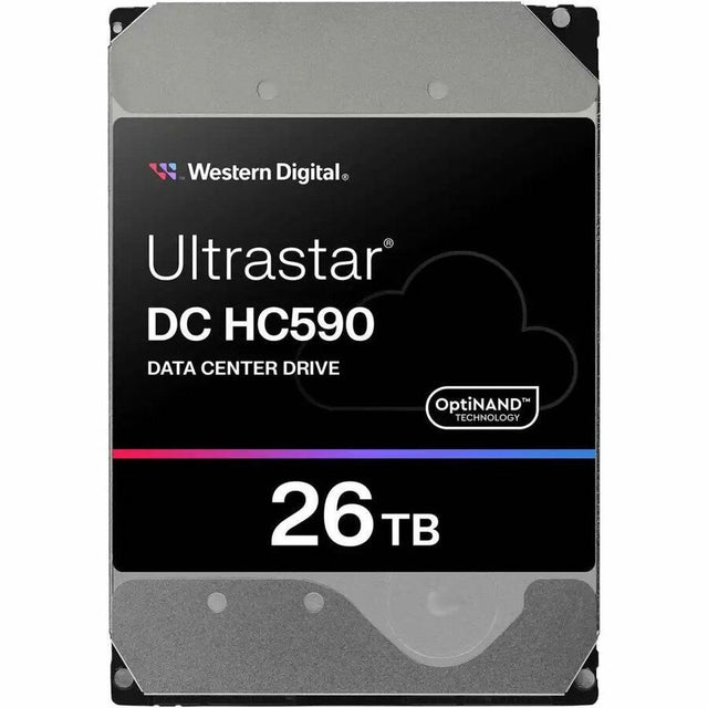 Western Digital Ultrastar DC HC500 0F65672 26 TB Hard Drive - 3.5" Internal - SATA (SATA/600) - Conventional Magnetic Recording (CMR) Method