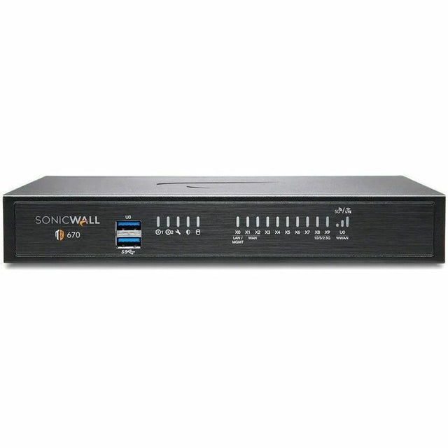 SonicWall TZ670 Network Security/Firewall Appliance