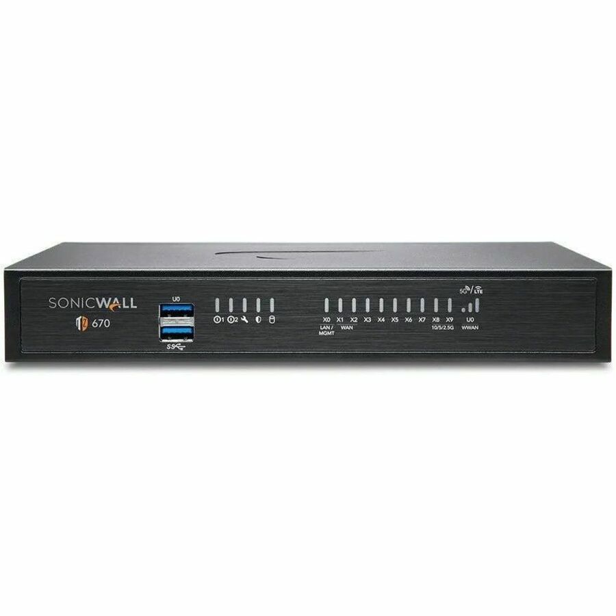 SonicWall TZ670 Network Security/Firewall Appliance
