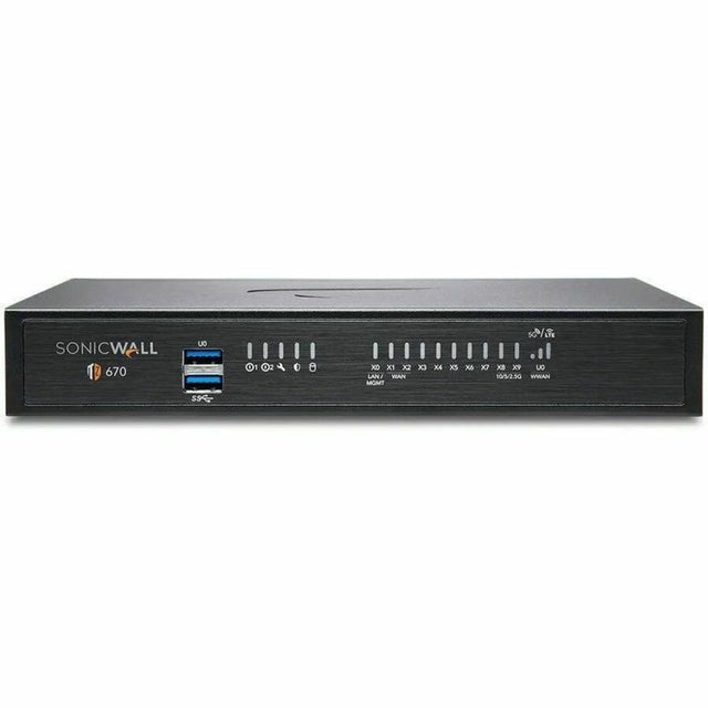 SonicWall TZ670 Network Security/Firewall Appliance