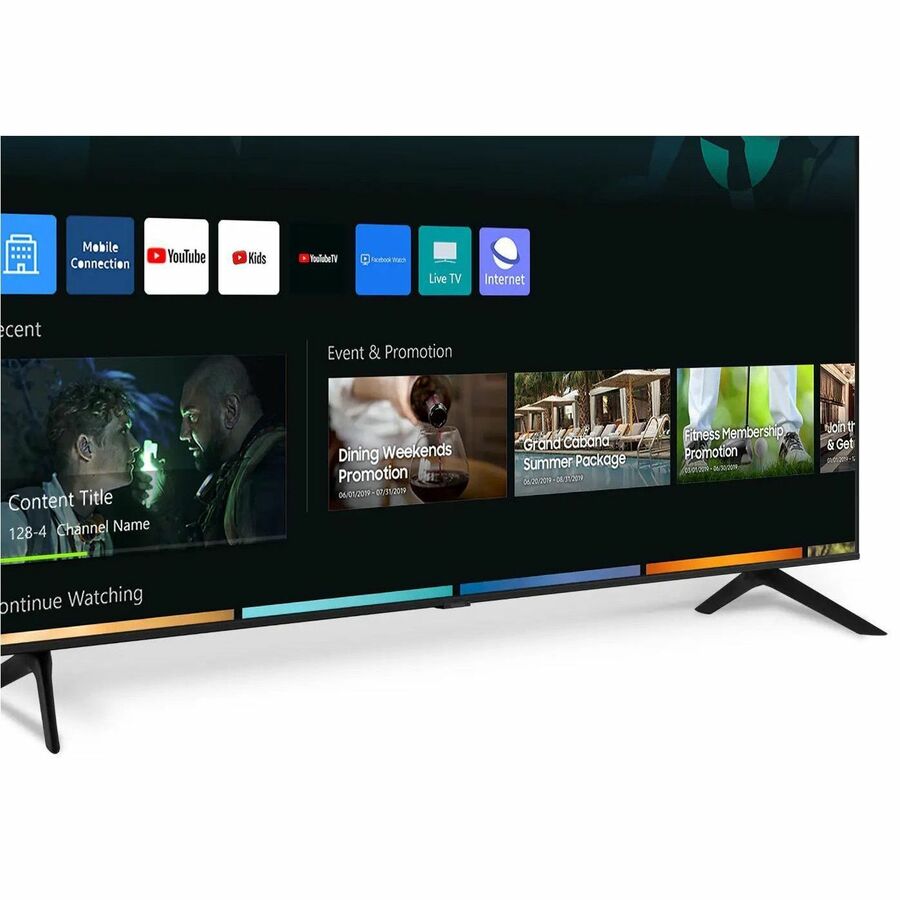 Samsung Crystal HCU7080 HG50CU708NF 50" Smart LED-LCD TV - 4K UHDTV - High Dynamic Range (HDR) - Black