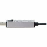 Eaton Tripp Lite Series USB-C to DisplayPort Active Adapter Cable (M/M) - 8K 60 Hz, 4K 144 Hz, HDR, 4:4:4, HDCP 2.3, Black, 3 ft. (0.9 m)