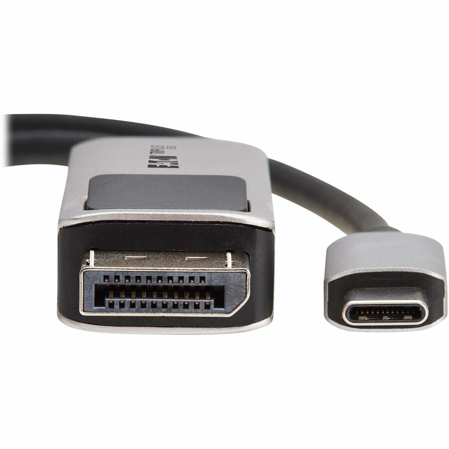 Eaton Tripp Lite Series USB-C to DisplayPort Active Adapter Cable (M/M) - 8K 60 Hz, 4K 144 Hz, HDR, 4:4:4, HDCP 2.3, Black, 3 ft. (0.9 m)