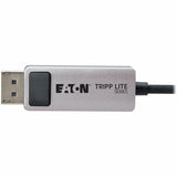 Eaton Tripp Lite Series USB-C to DisplayPort Active Adapter Cable (M/M) - 8K 60 Hz, 4K 144 Hz, HDR, 4:4:4, HDCP 2.3, Black, 6 ft. (1.8 m)