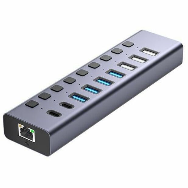 4XEM 10-port USB 3.0 Hub with Gigabit Ethernet