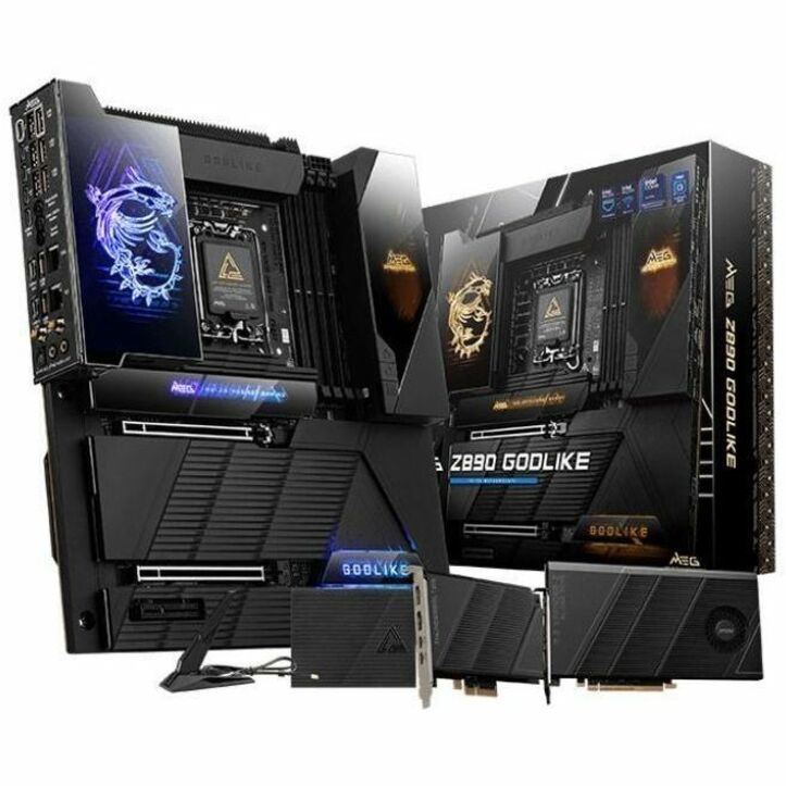 MSI MEG Z890 GODLIKE Gaming Desktop Motherboard - Intel Z890 Chipset - Socket LGA-1851 - Extended ATX