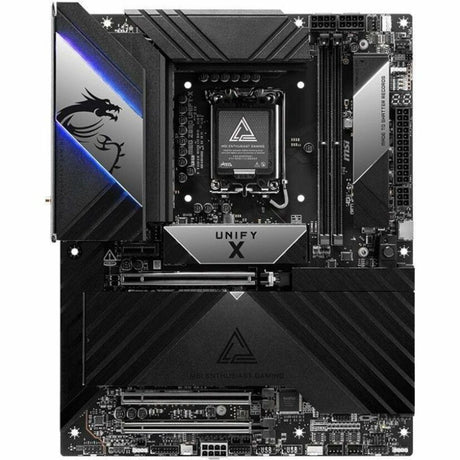 MSI MEG Z890 UNIFY-X Gaming Desktop Motherboard - Intel Z890 Chipset - Socket LGA-1851 - ATX