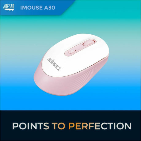 Adesso iMouse A30P Wireless Mouse with AI CoPilot Shortcut Button (Pink)