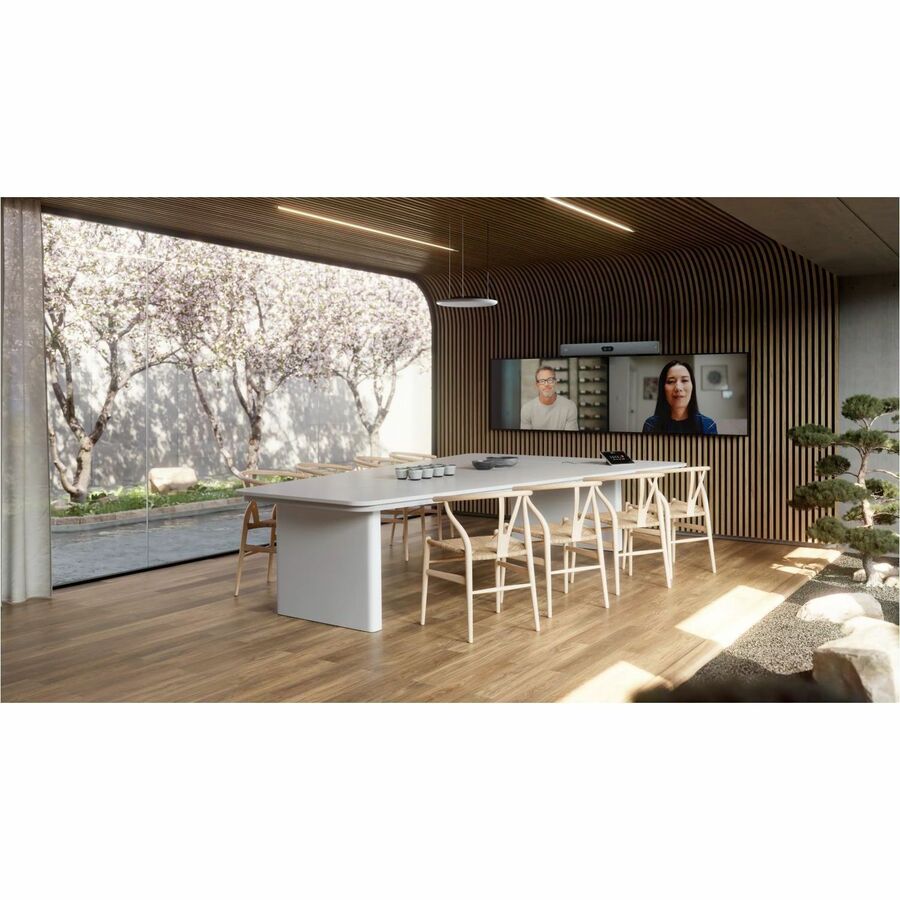 Cisco Wired Microphone for Meeting Room, Boardroom, Training Room, Voice, Camera, Video Conferencing - Arctic White