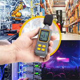 StarTech.com Handheld Digital Sound Meter w/Large LCD, Noise/Decibel Level Reader for Server Rooms/Offices, Audio Monitor, 30-130dBA Range