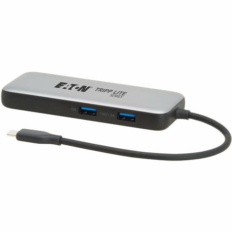 Eaton Tripp Lite Series USB-C Multiport Adapter - 4K 60 Hz HDMI, USB 3.2 Gen 2 Hub Ports, GbE, 100W PD Charging, HDR, HDCP 2.2