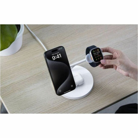 Belkin BoostCharge Pro 3-in-1 Wireless Charging Stand with Qi2 15W