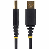 StarTech.com 1ft (30cm) USB to Serial Adapter Cable, COM Retention, FTDI, DB9 RS232, Interchangeable DB9 Nuts/Screws, Windows/macOS/Linux