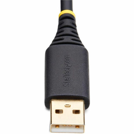 StarTech.com 1ft/30cm USB to Null Modem Serial Adapter Cable, COM Retention, FTDI, RS232, Changeable DB9 Nuts/Screws, Windows/macOS/Linux