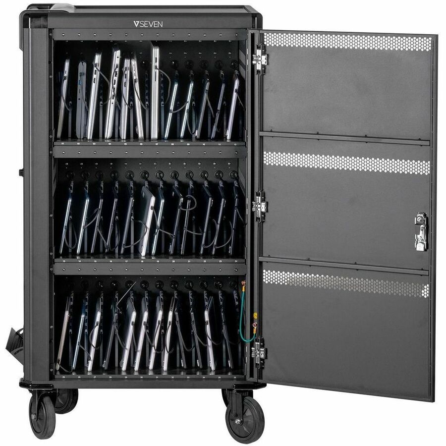 V7 36 Device USB-C PD Prewired US Charge Cart