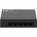 Eaton Tripp Lite Series 5-Port 10/100/1000 Mbps Desktop Gigabit Ethernet Unmanaged Switch, Metal Enclosure