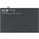 Eaton Tripp Lite Series 5-Port 10/100/1000 Mbps Desktop Gigabit Ethernet Unmanaged Switch, Metal Enclosure