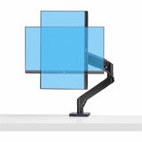 StarTech.com Monitor Desk Mount for up to 49in 32:9 Ultrawide Curved Screen, Mechanical Spring Arm, C-Clamp/Grommet, Max Weight 44lb/20kg