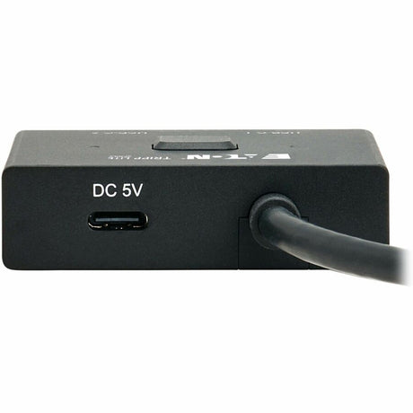 Eaton Tripp Lite Series 2x1 Bi-Directional USB-C Switch - 8K 60 Hz Video, HDCP Passthrough, USB 3.2 Gen 2, 100W PD Charging, Black