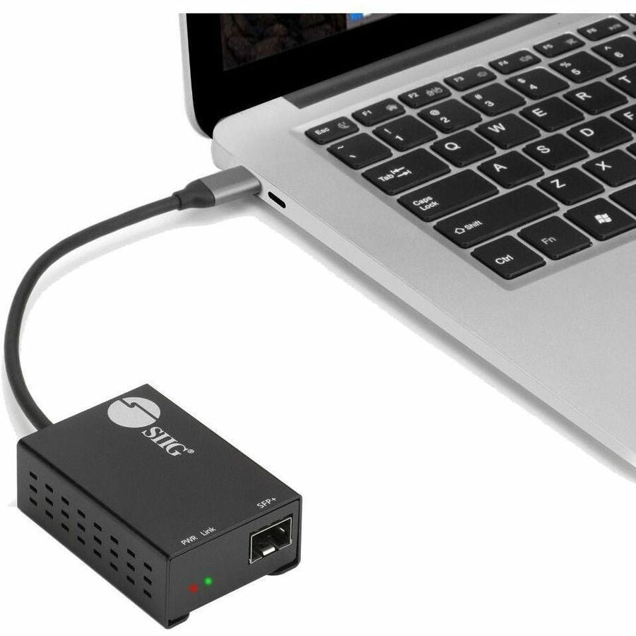 SIIG USB-C to SFP Fiber Gigabit Ethernet Adapter - TAA compliant